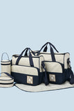 Oxford Cloth Contrast 4 Piece Bag Set