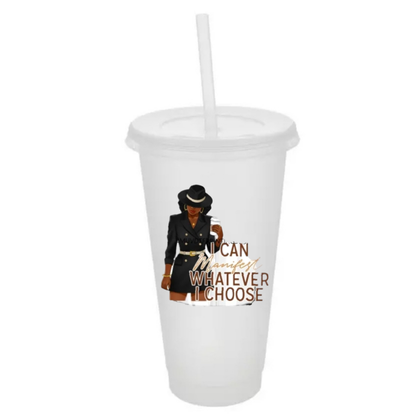 Cup W/ Lid & Straw