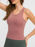 Round Neck Racerback Active Tank