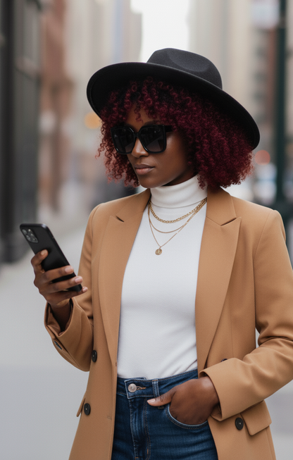 Lapel Collar Long Sleeve Blazer