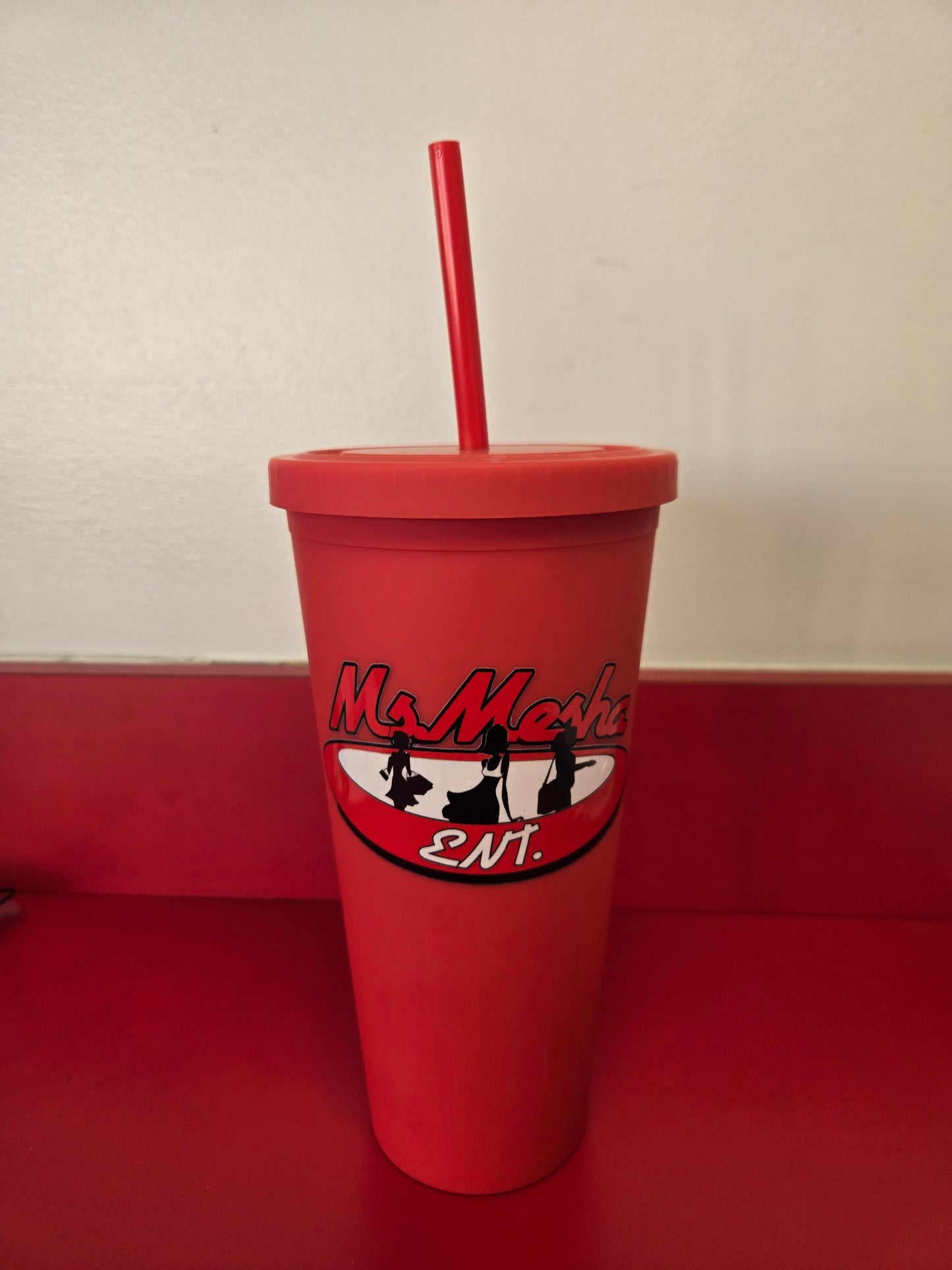 Cup W/ Lid & Straw