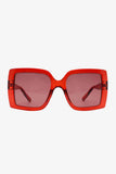 Acetate Lens Square Sunglasses