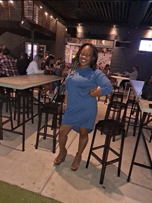 Long Sleeve High-Low Dress