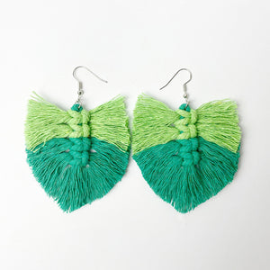 Fringe Detail Dangle Earrings